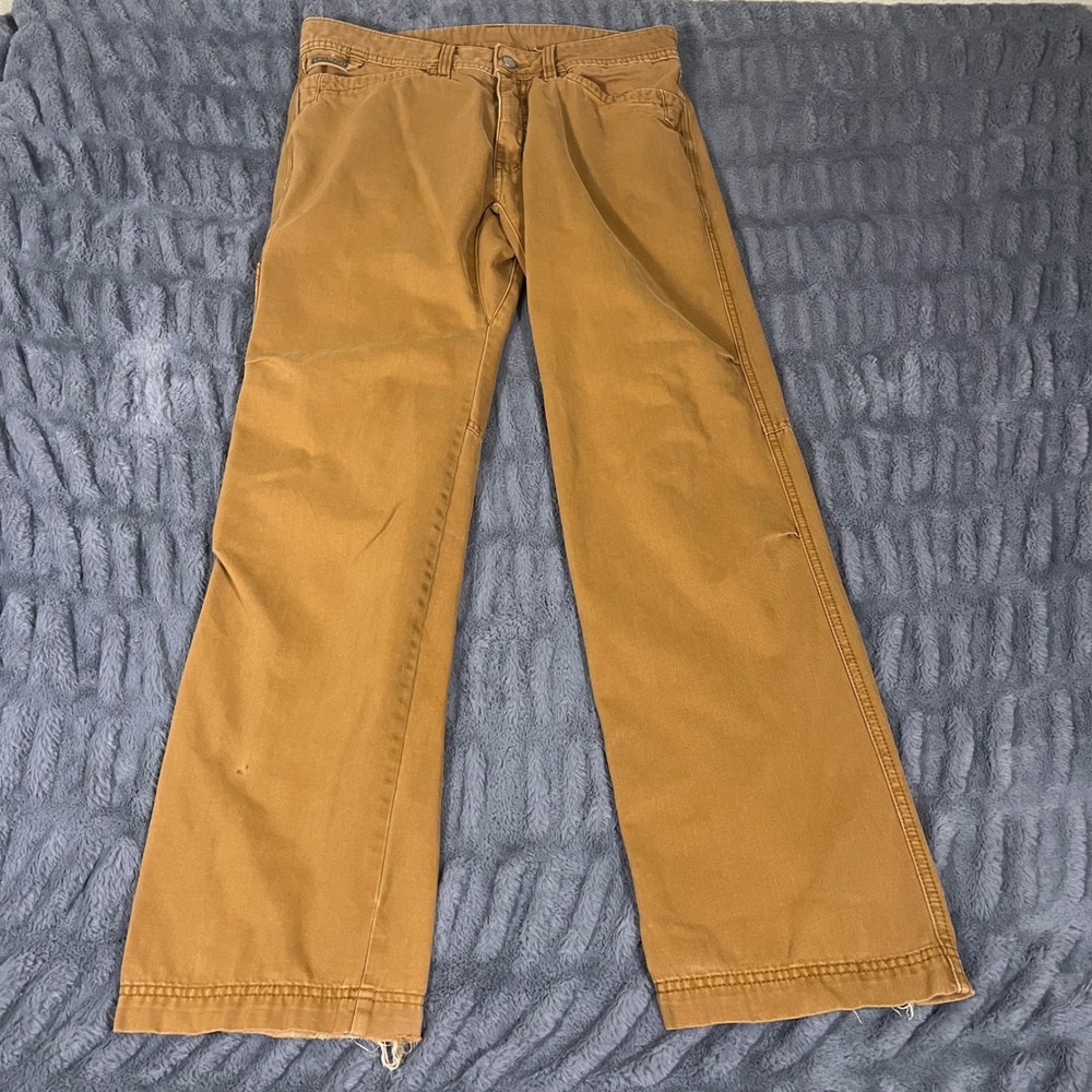 ExOfficio‎ Mens Carpenter Utility Pants 32x32 Brown Hiking Workwear Cotton
